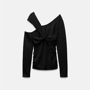 Zara Cut Out Knit Top